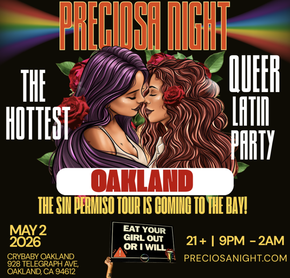 Preciosa Night: The Hottest Queer Latin Party!