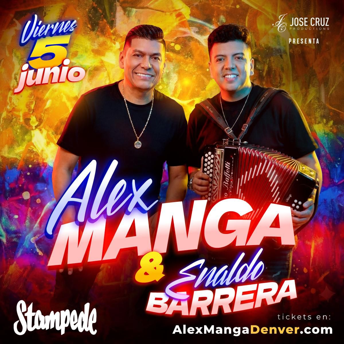 Alex Manga & Enaldo Barrera en Concierto