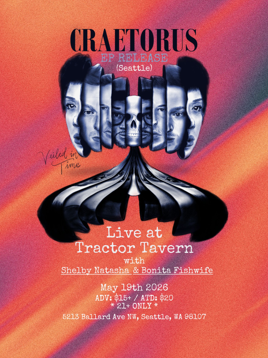 Craetorus EP Release Show w/ Shelby Natasha, Bonita Fishwife