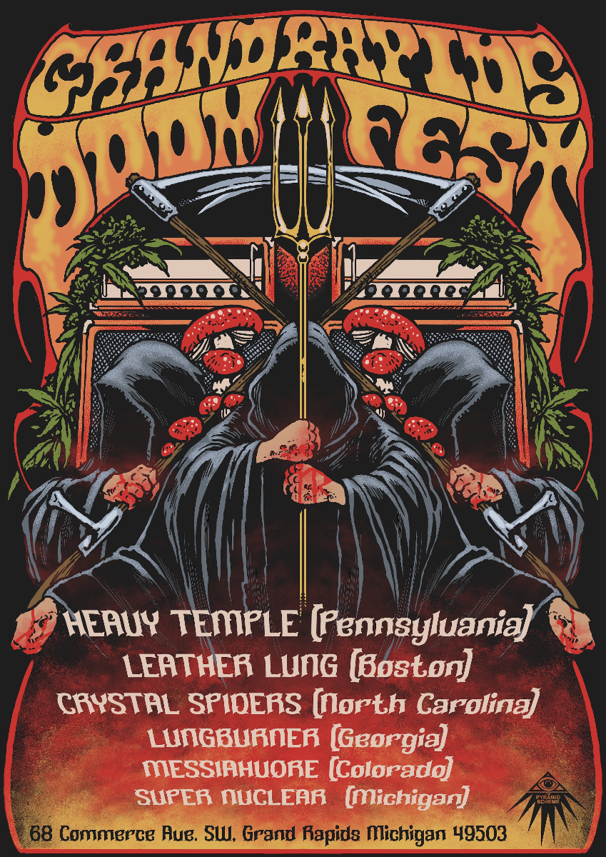 Doomfest III ft. Heavy Temple + Leather Lung + Crystal Spiders + Lungburner + Messiahvore + Super Nuclear