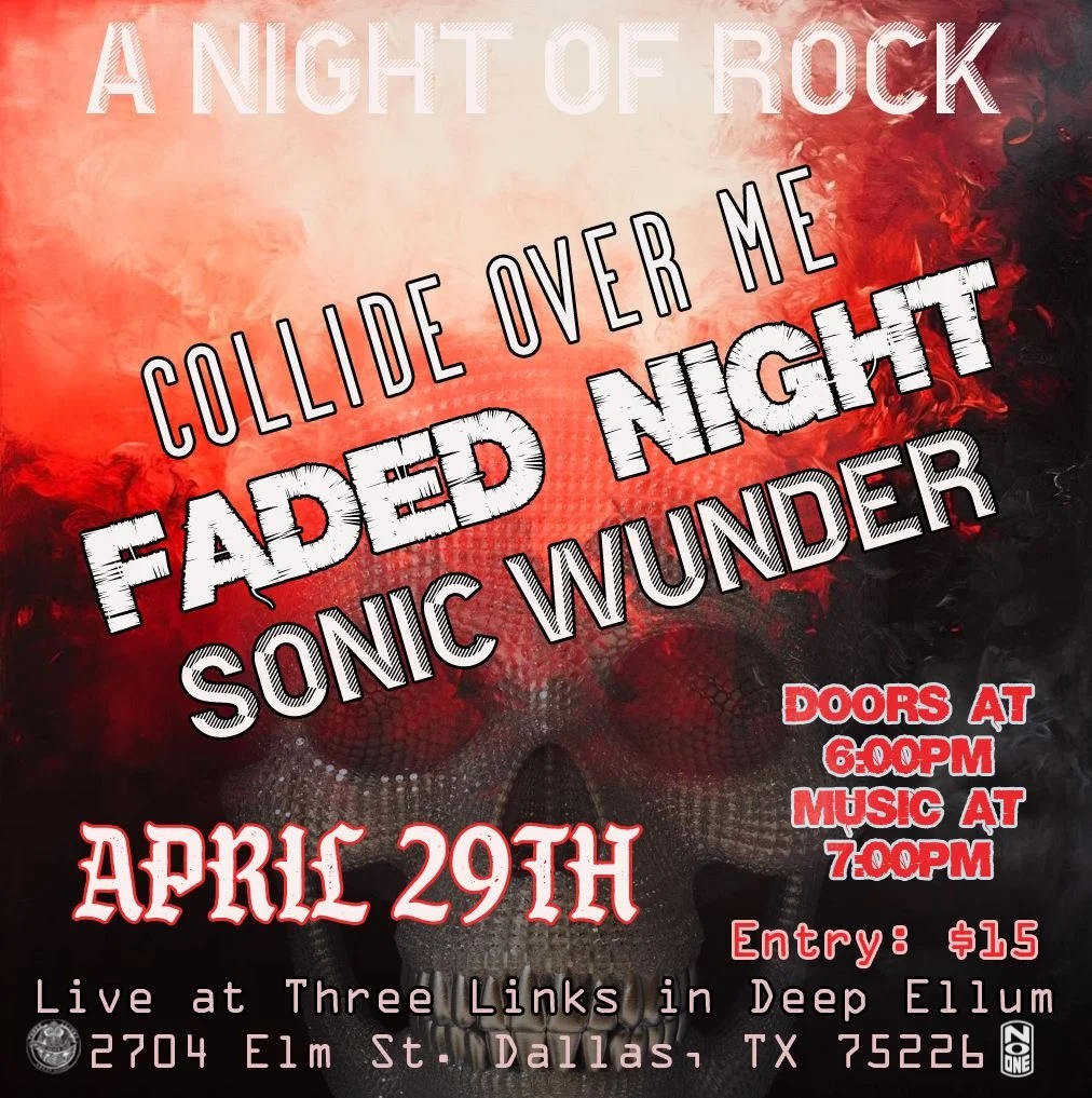 No One Productions: Collide Over Me, Faded Night, Sonic Wunder