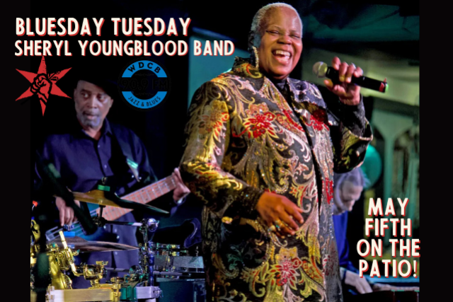 WDCB Bluesday Tuesday w/ host "Hambone" Hammer: SHERYL YOUNGLBOOD BAND! at FITZGERALDS PATIO