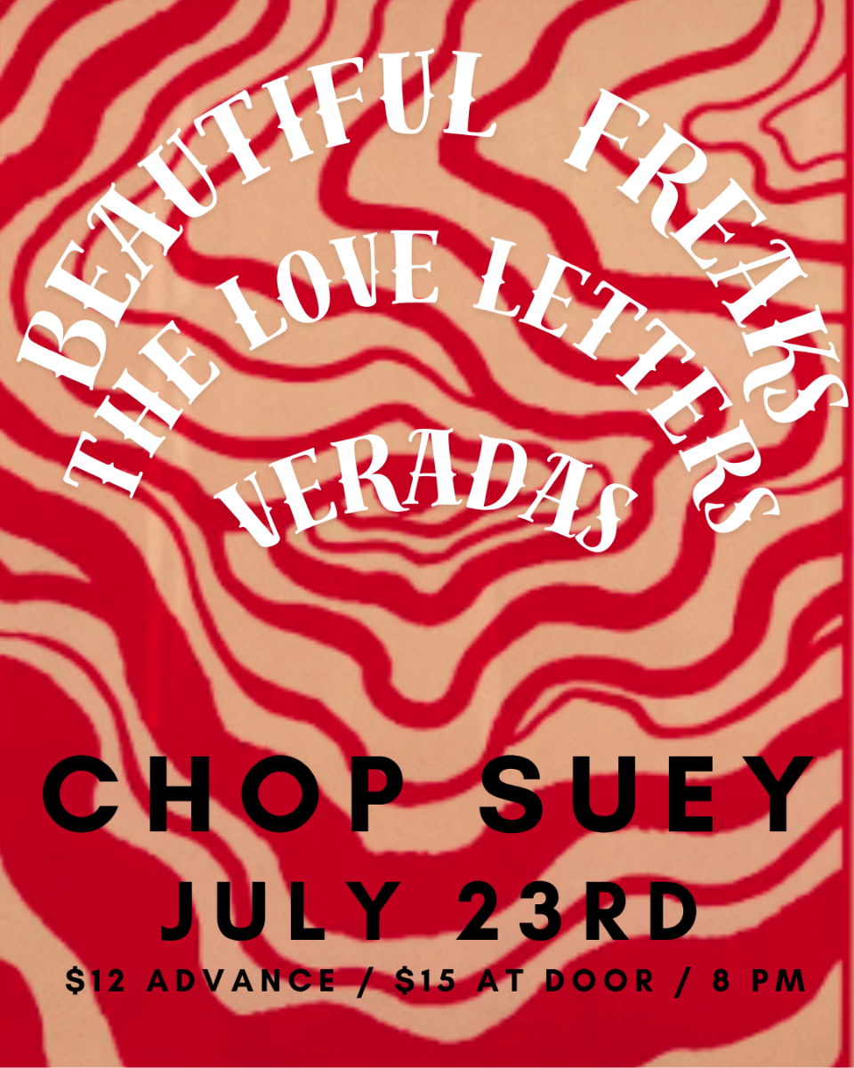 Event Image - Beautiful Freaks, The Love Letters, Veradas