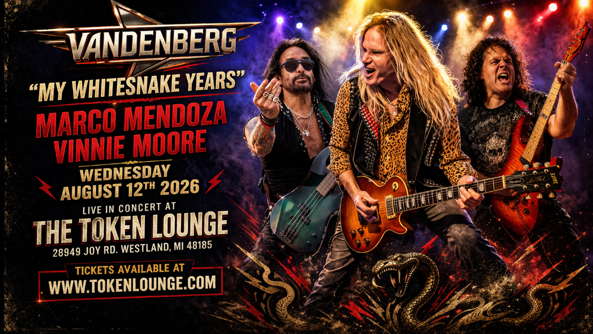 VANDENBERG ‘MY WHITESNAKE YEARS” Adrian Vandenberg • Vinnie Moore • Marco Mendoza