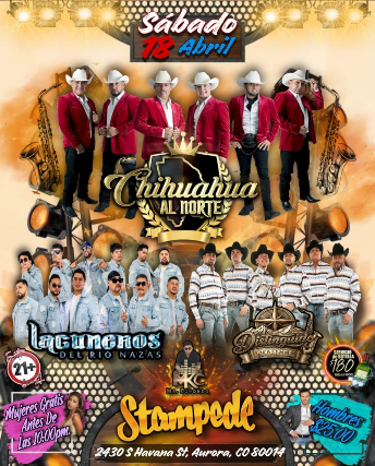 Sábado de Damas Gratis antes de las 10:00pm at Stampede