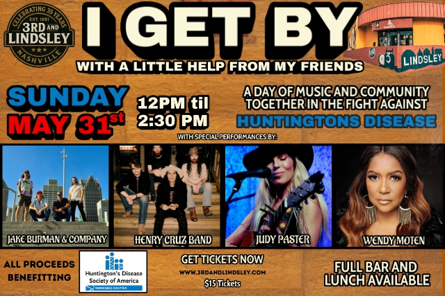 I Get By With A Little Help From My Friends - A Day of Music and Community Together in the Fight Against HUNTINGTONS DISEASE featuring Jake Burman ...