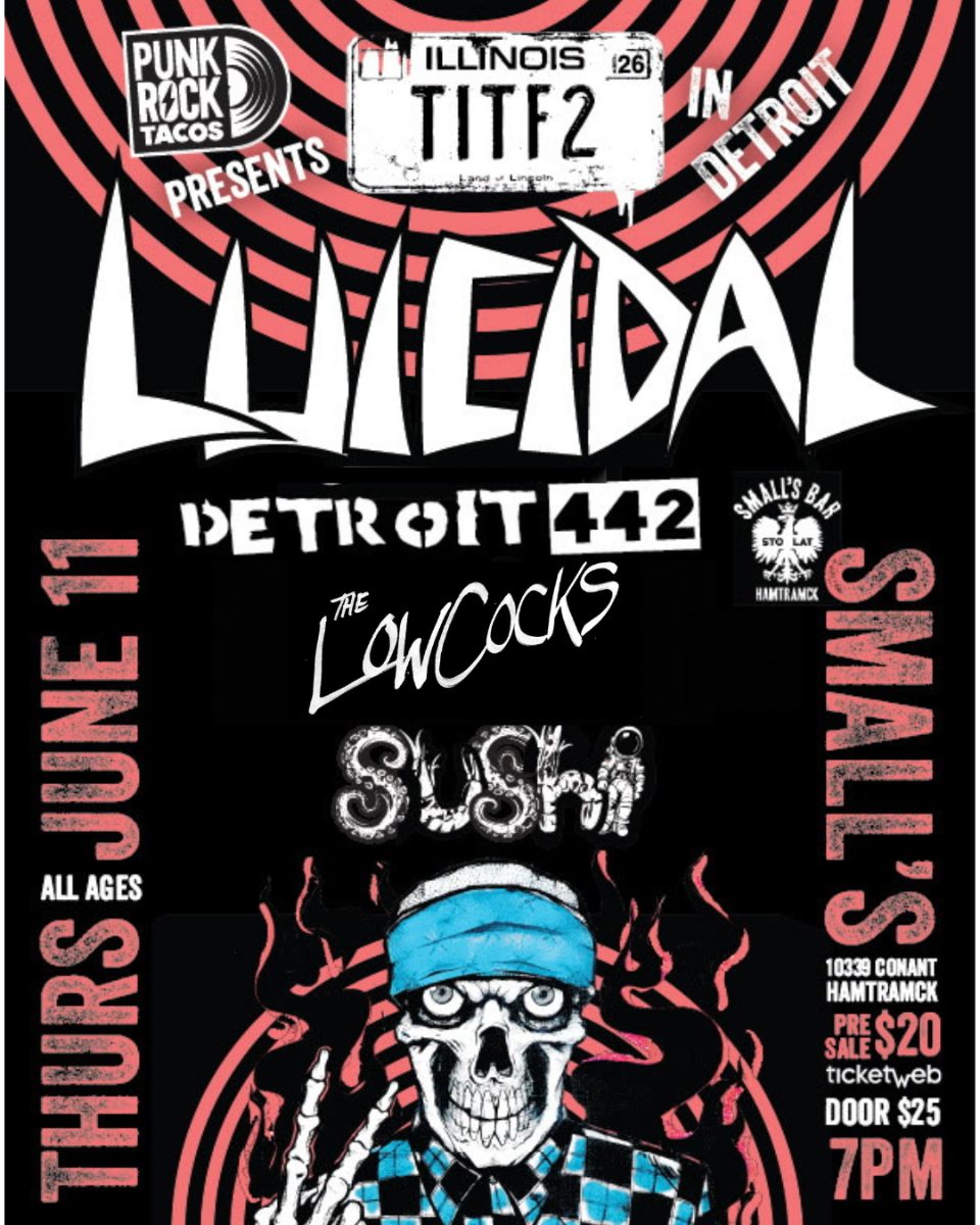 Luicidal with special guests Dogz of War, Detroit 442, Sushi