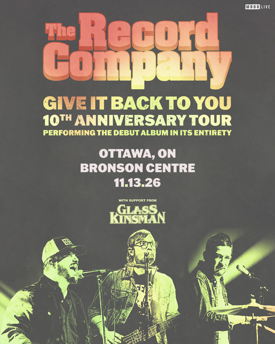 The Record Company - Give It Back To You 10th Anniversary Tour w/ Glass Kinsman