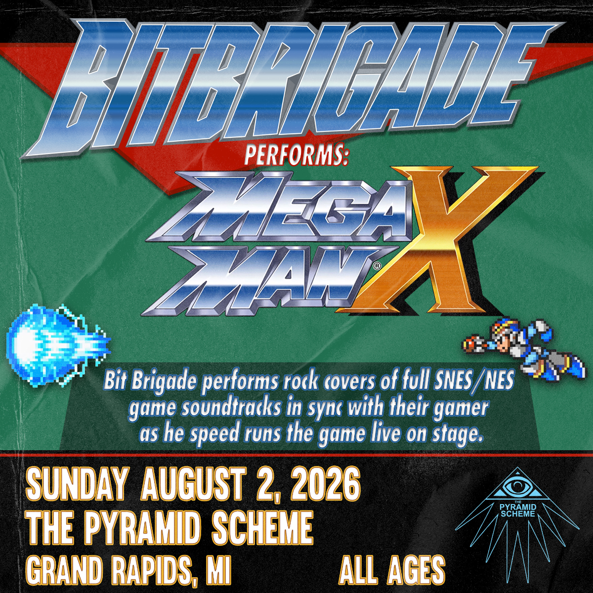 Bit Brigade Performs "Mega Man X" LIVE