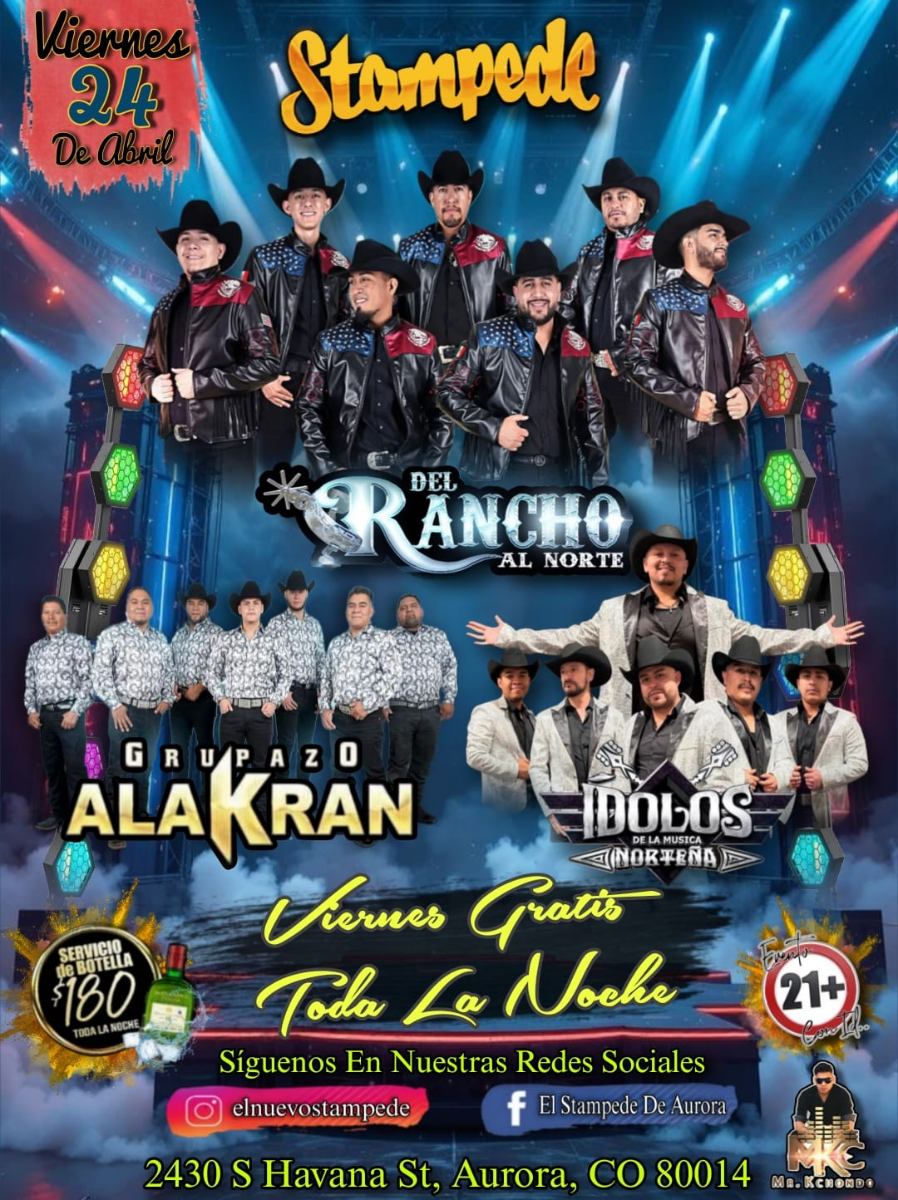 VIERNES Y GRATIS TODA LA NOCHE
