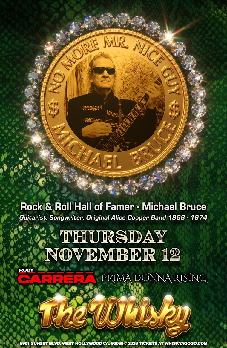 Michael Bruce (Original Alice Cooper Guitarist)