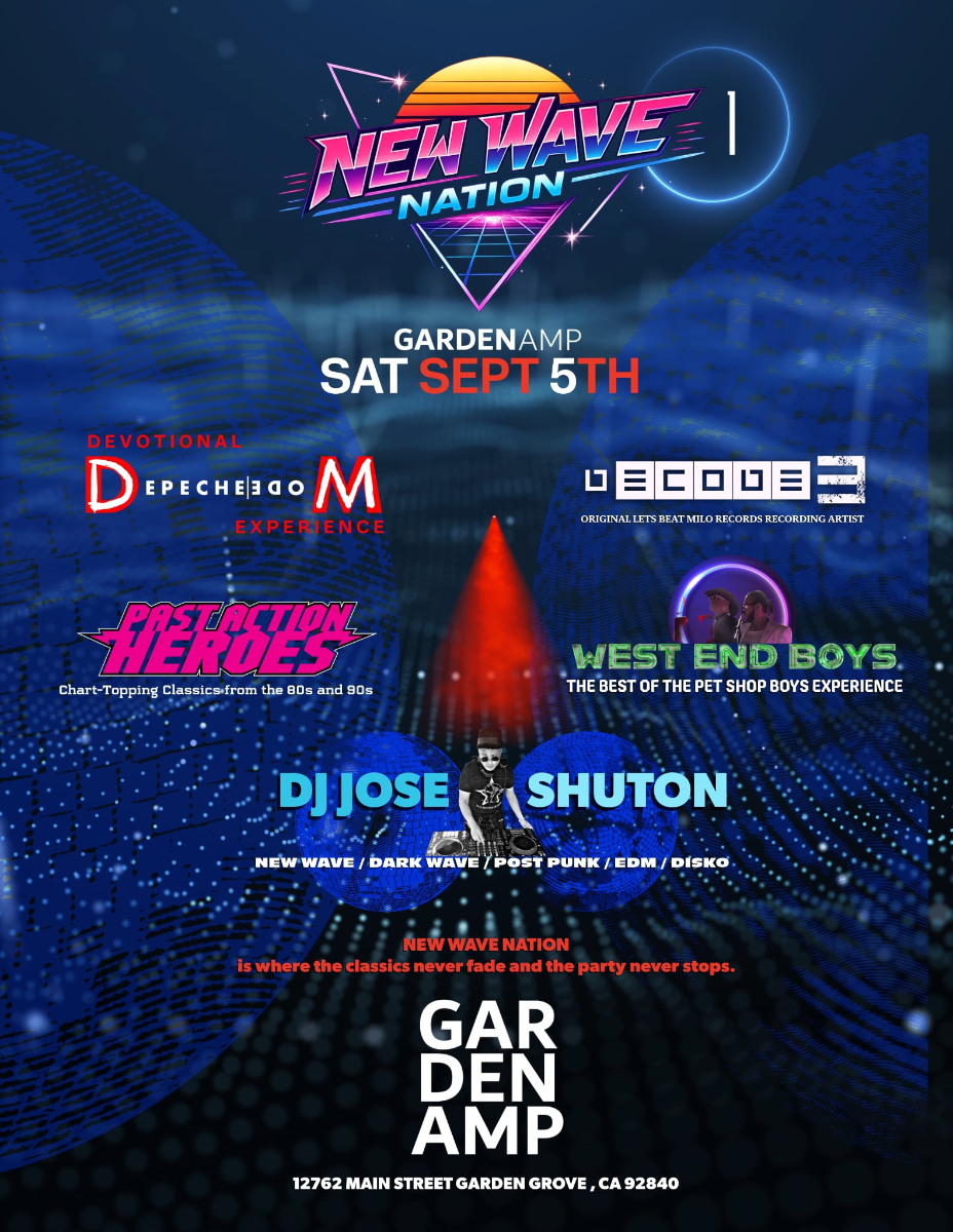 Depeche Mode, Pet Shop Boys Tributes, Decode 3, Past Action Heroes - New Wave Nation