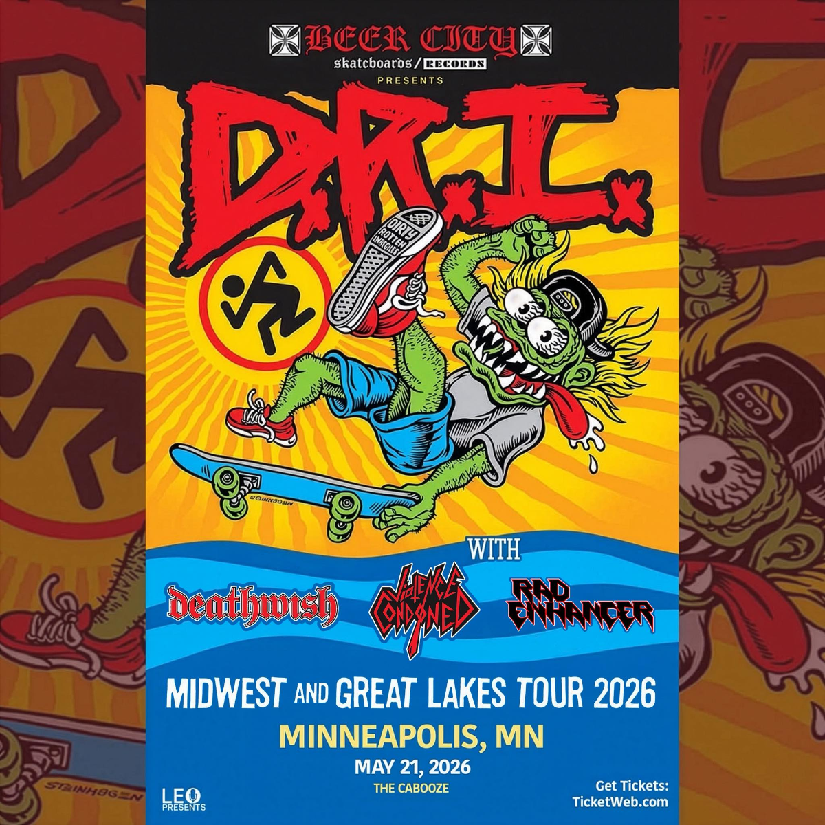 D.R.I. 2026 TOUR w/ Deathwish in Minneapolis