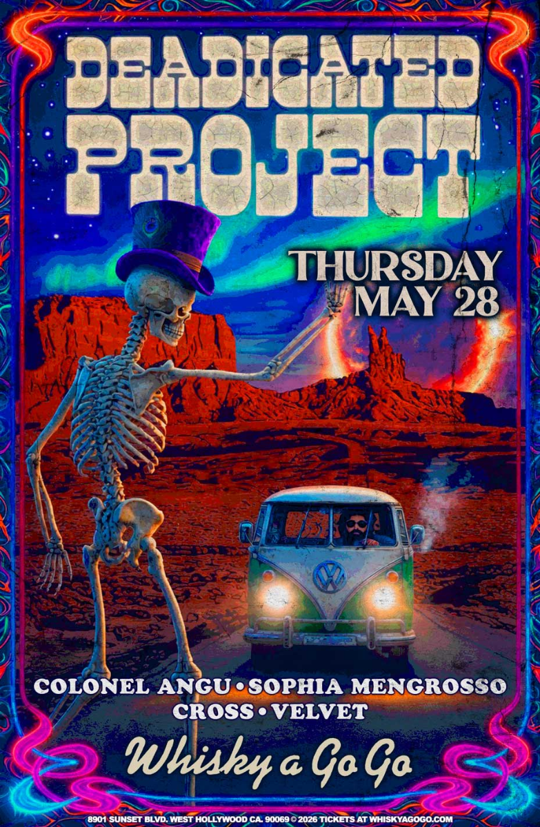 The Deadicated Project (Tribute to The Grateful Dead), Colonel Angus (AC/DC Tribute), CROSS, Velvet