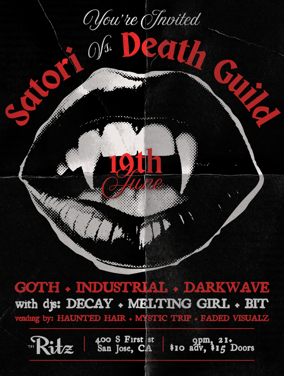 Satori vs Death Guild: Goth, Industrial, Darkwave Dance Night