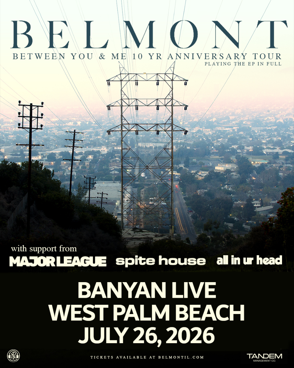 Belmont "Between You & Me 10 Year Anniversary Tour" in West Palm Beach