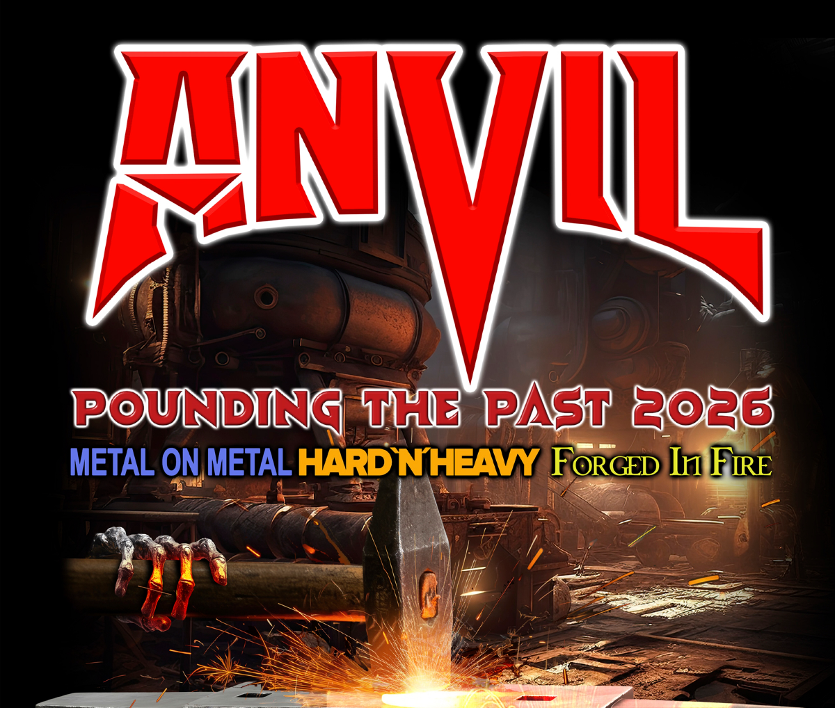 Anvil - Pounding The Past Tour 2026