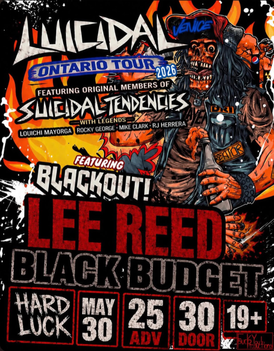 LUICIDAL (Original Line Up of Suicidal Tendencies) w/ Blackout, Lee Reed, Black Budget