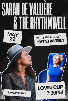 Using concert image Sarah De Vallière & the Rhythmwell w/s/g Katie Haverly concert image