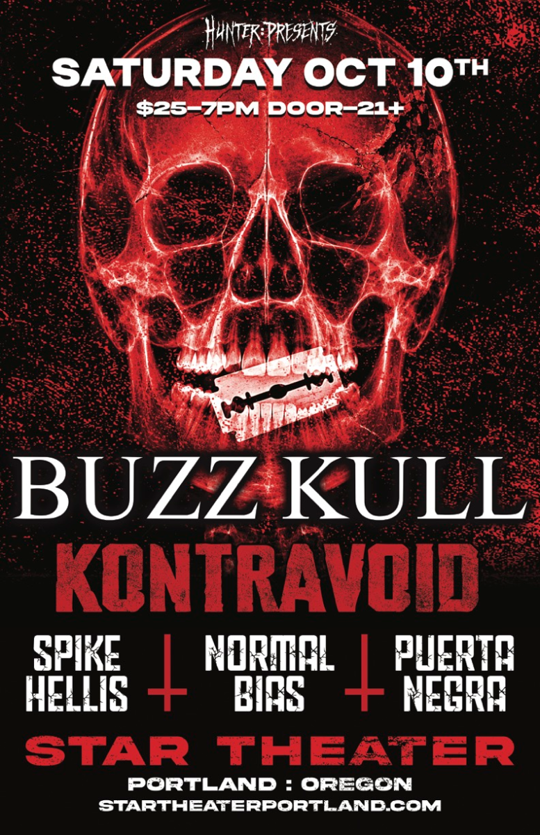 KONTRAVOID with Buzz Kull, Sike Hellis, Normal Bias and Puerta Negra