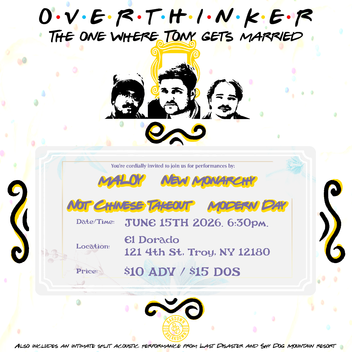 Overthinker + New Monarchy, Maloy, Not Chinese Takeout & Modern Day