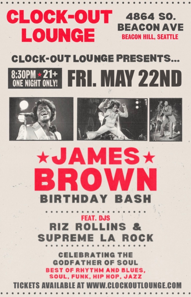 Clock-Out Lounge Presents: James Brown Birthday Bash w/ DJ Riz Rollins & Supreme La Rock