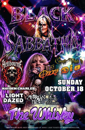 출처 이미지 — Tickets for Black Sabbatha (Tribute to Black Sabbath), Hellbourne | TicketWeb - Whisky A Go Go in West Hollywood, US