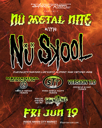 Nü Metal Nite with Nü Skool, Marilyn Manson, STP. SOAD Tribute & Where It Lies