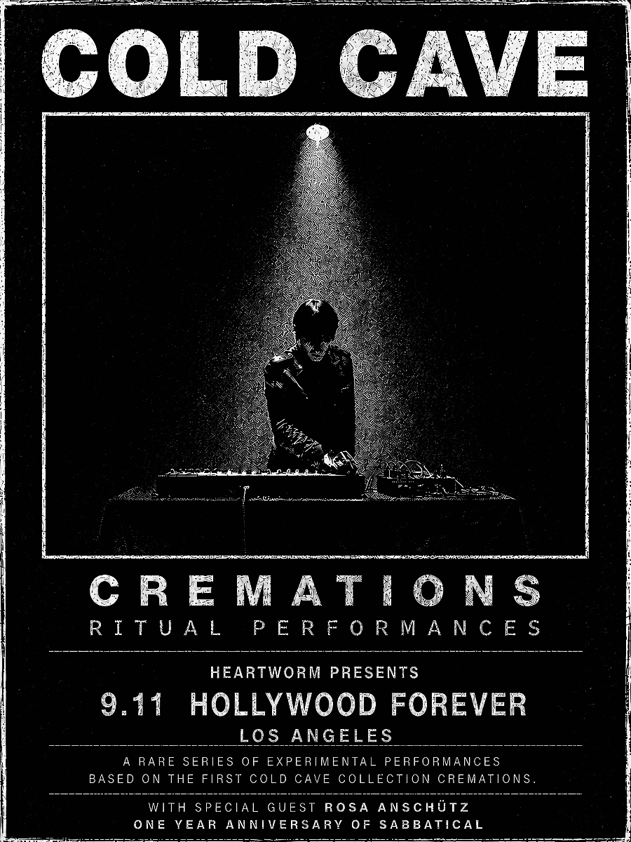 Cold Cave performing CREMATIONS