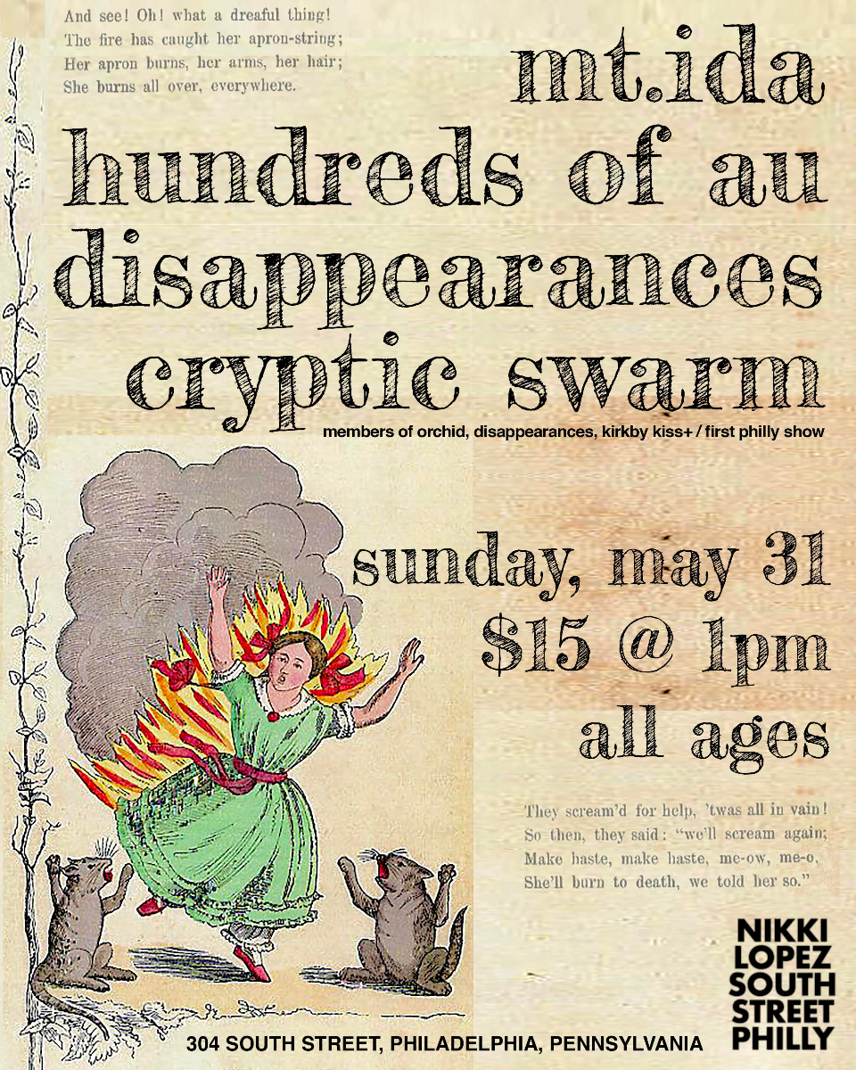 Mt. Ida, Hundreds of Au, Disappearances, Cryptic Swarm