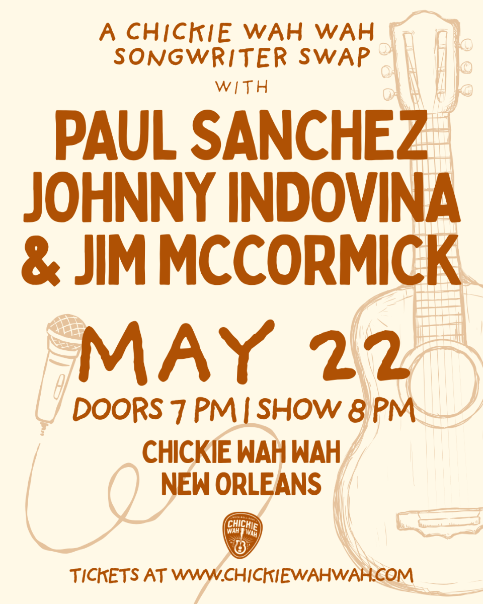 A Songwriter Swap w/ Paul Sanchez, Johnny Indovina, and Jim McCormick
