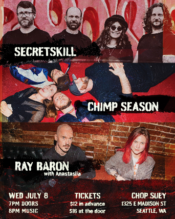Secretskill, Chimp Season, Ray Baron with Anastasiia