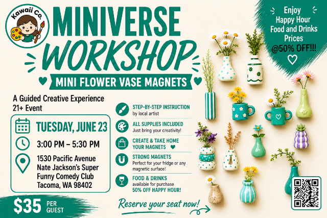Art Workshop - Miniverse (Flower Magnets Edition)