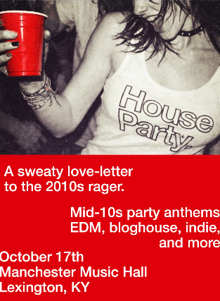 Cartel de HOUSE PARTY. A sweaty love-letter to the 2010s rager.