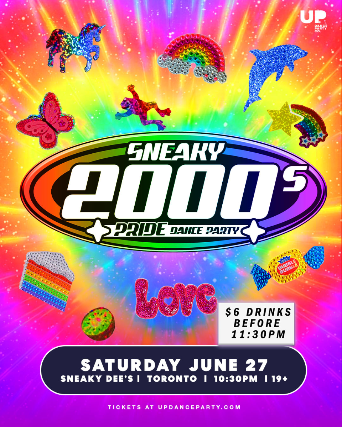 Sneaky 2000s Pride Dance Party at Sneaky Dee's - Jun 27 2026 - TICKETS AT THE DOOR