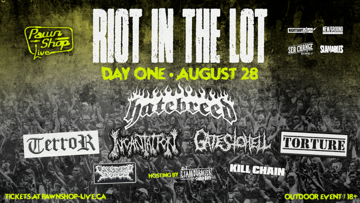 Hatebreed, Terror, Incantation, Gates To Hell, Torture, Creeping Death, Kill Chain