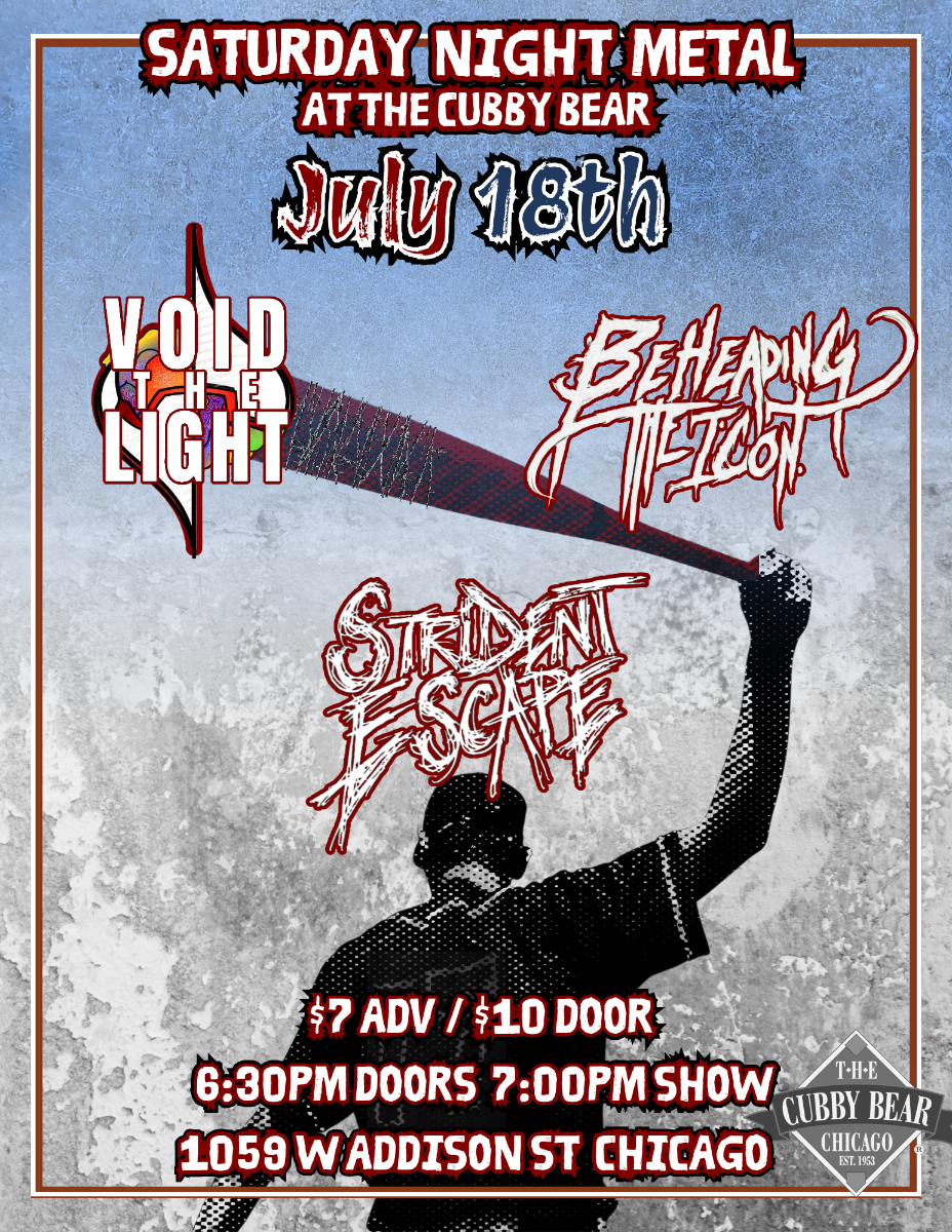 Void The Light w/ Beheading The Icon, Strident Escape