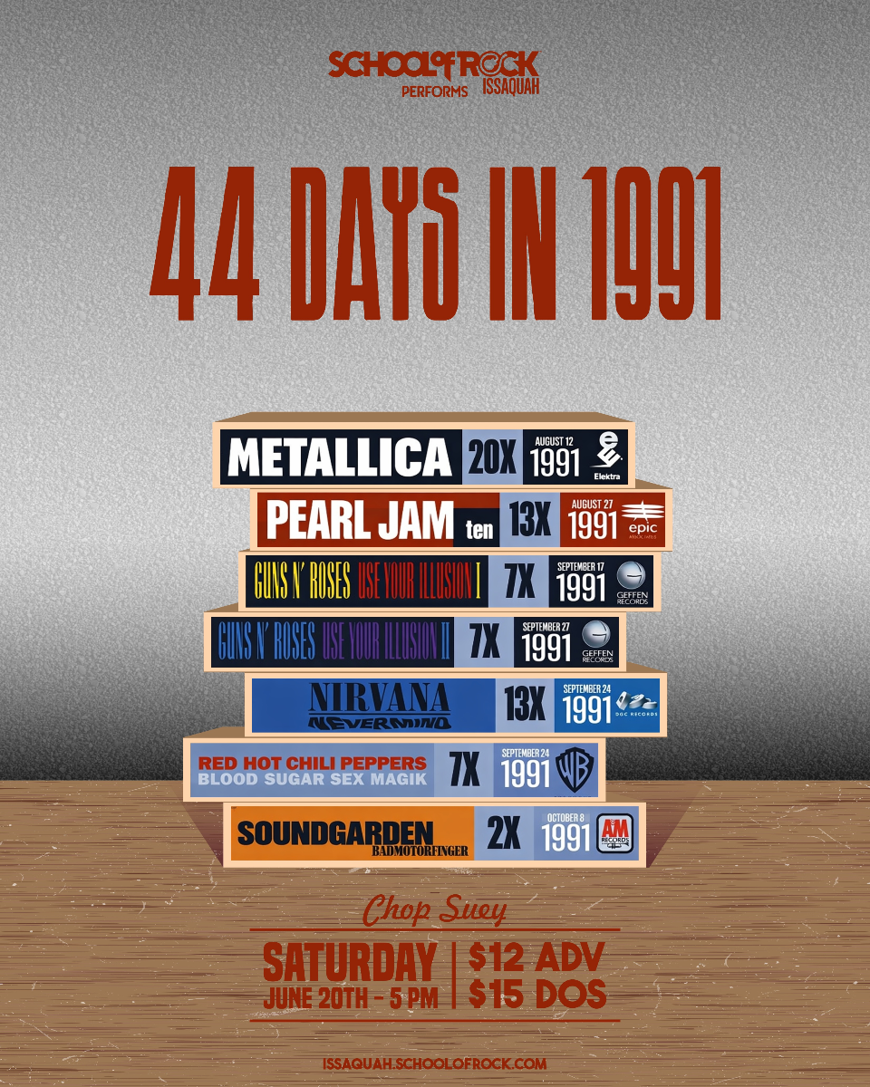 Event Image - School of Rock – 44 Days in 1991