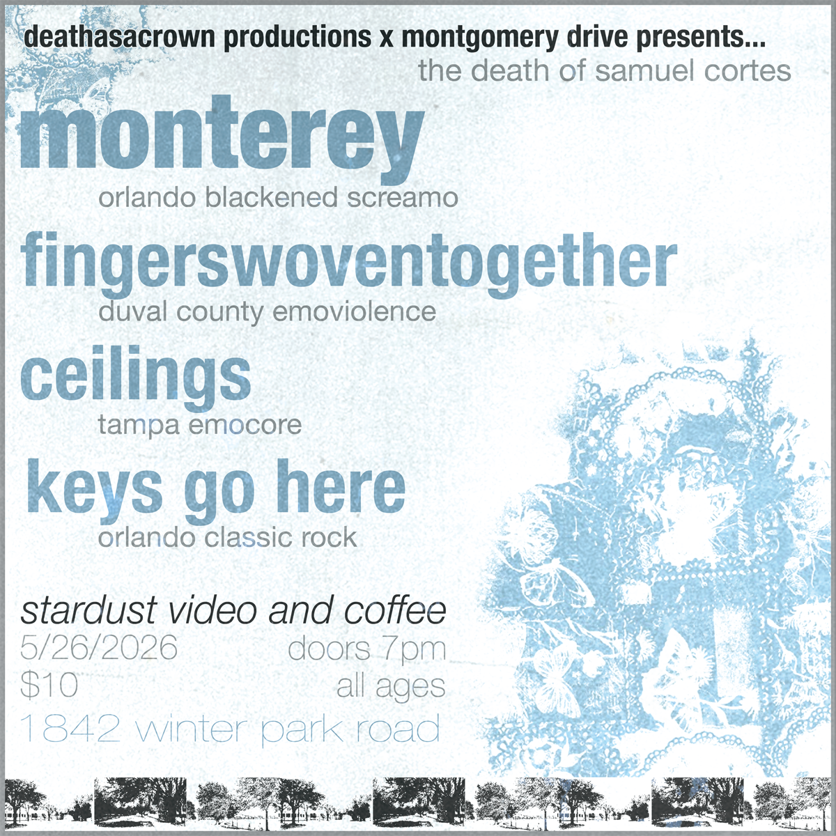 The Death of Samuel Cortes featuring monterey, fingerswoventogether, ceilings, and keys go here