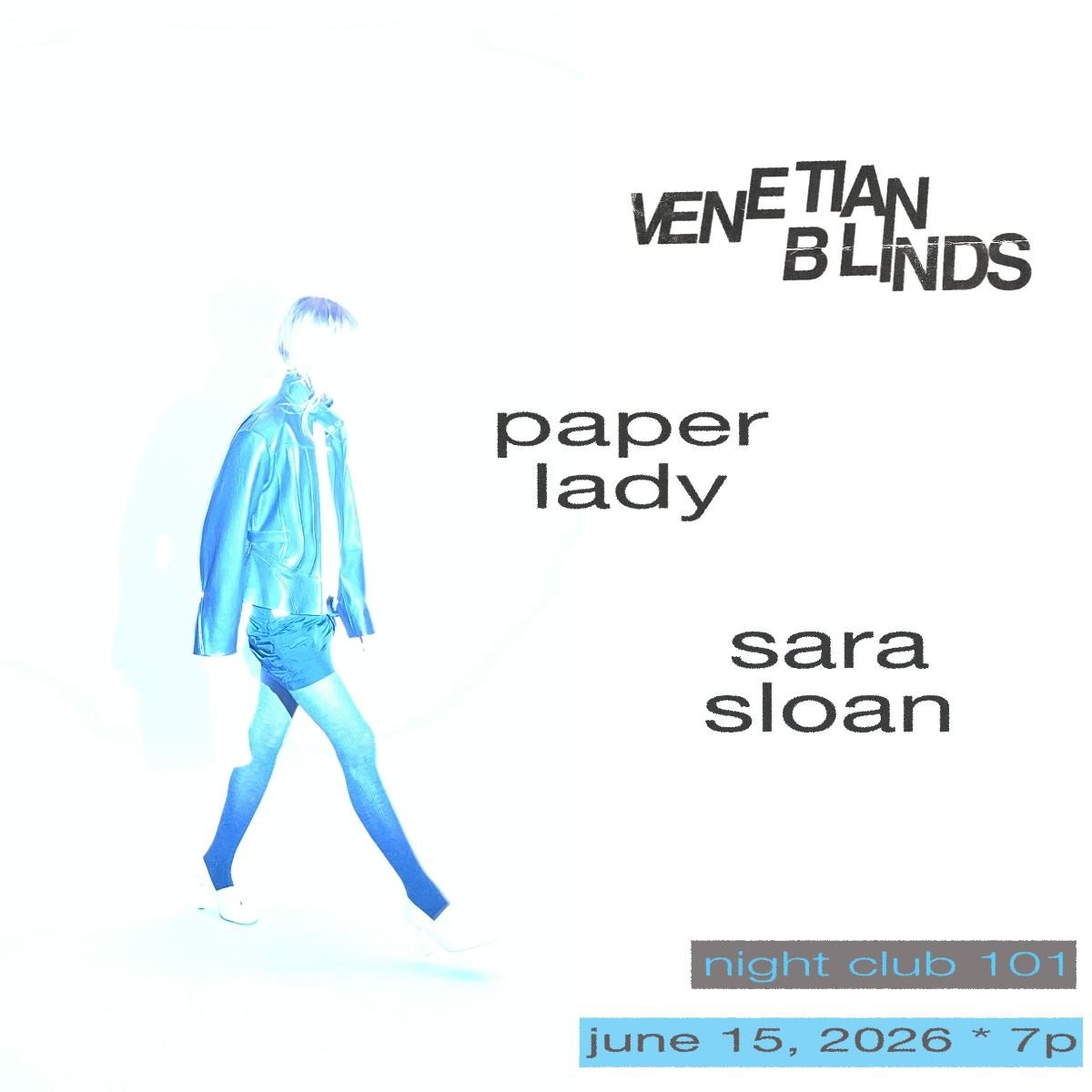 Venetian Blinds, Paper Lady
