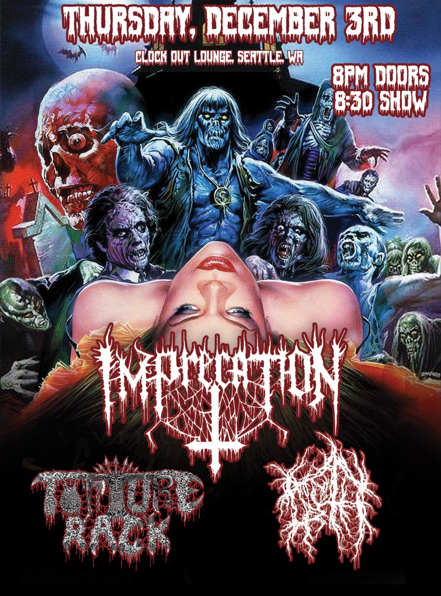 Clock-Out Lounge Presents: Imprecation w/ Torture Rack and Noroth (record release)