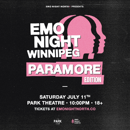 Emo Night Winnipeg: Paramore Edition at Park Theatre - Jul 11 2026