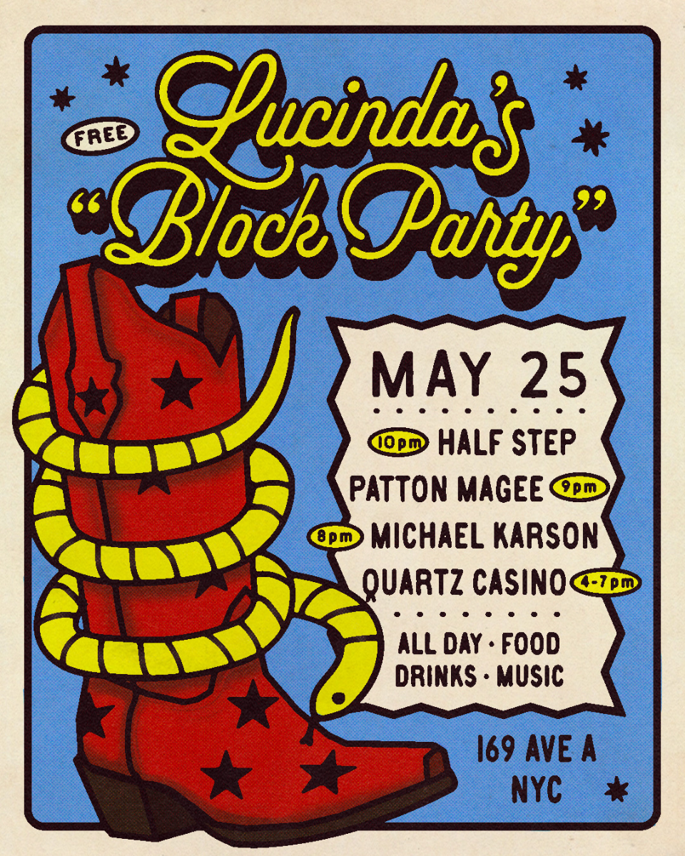 Lucinda's Memorial Day Extravaganza with Half Step, Patton Mcghee, Michael Karson,