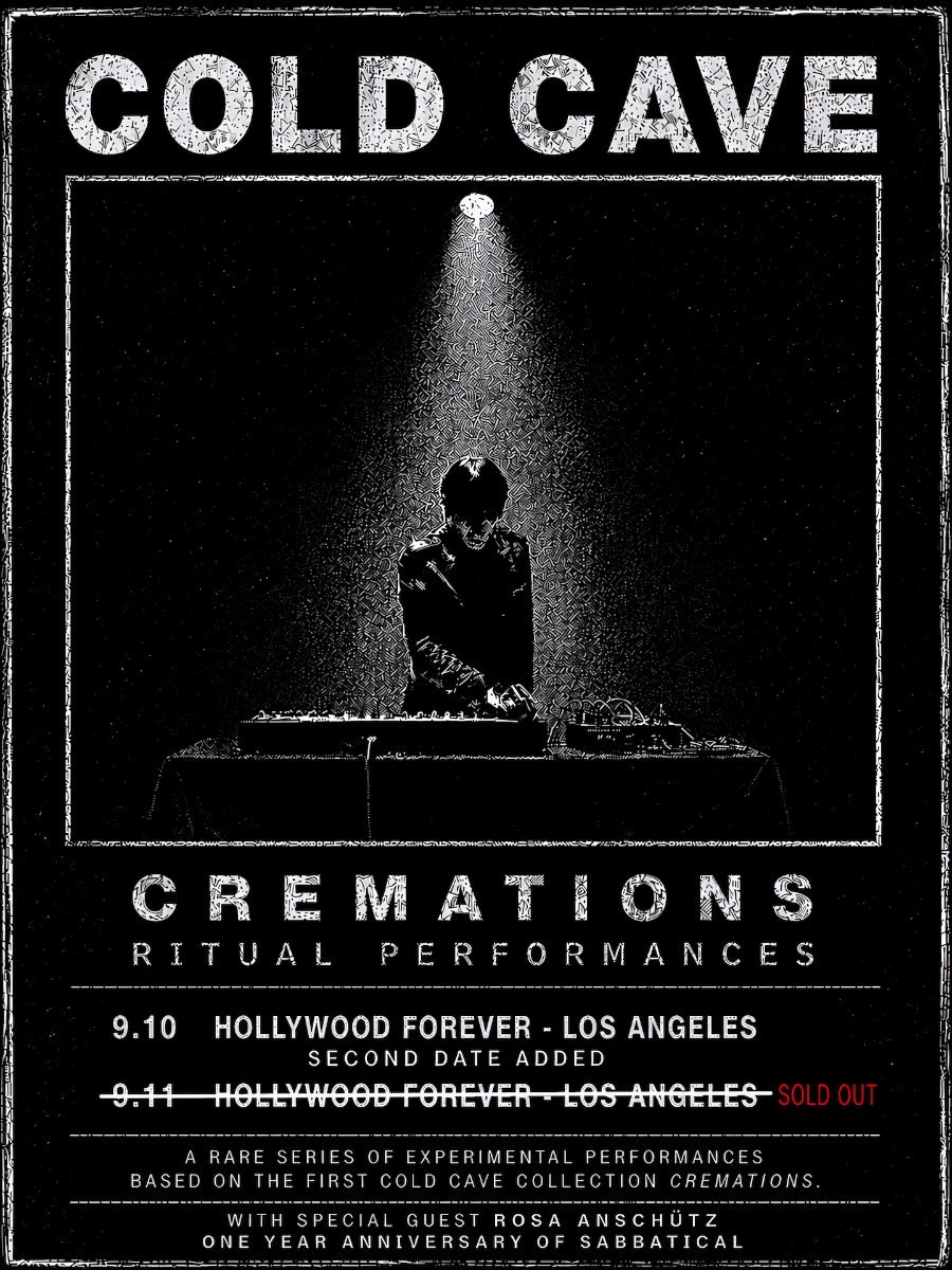 Cold Cave performing CREMATIONS