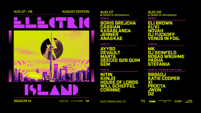 Using concert image ELECTRIC ISLAND: 2026 AUGUST EDITION - FRIDAY concert image
