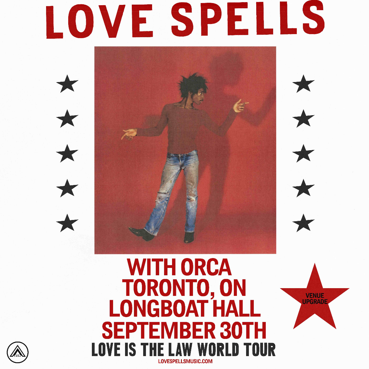 LOVE SPELLS LOVE IS THE LAW WORLD TOUR