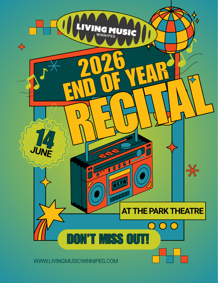 Living Music Winnipeg's 2026 end of year recital