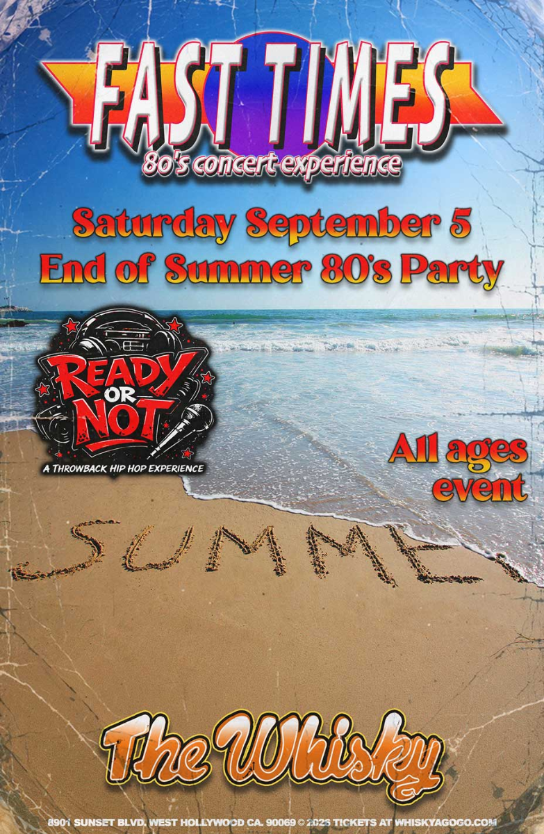 Fast Times - Ultimate 80’s concert experience, Ready Or Not