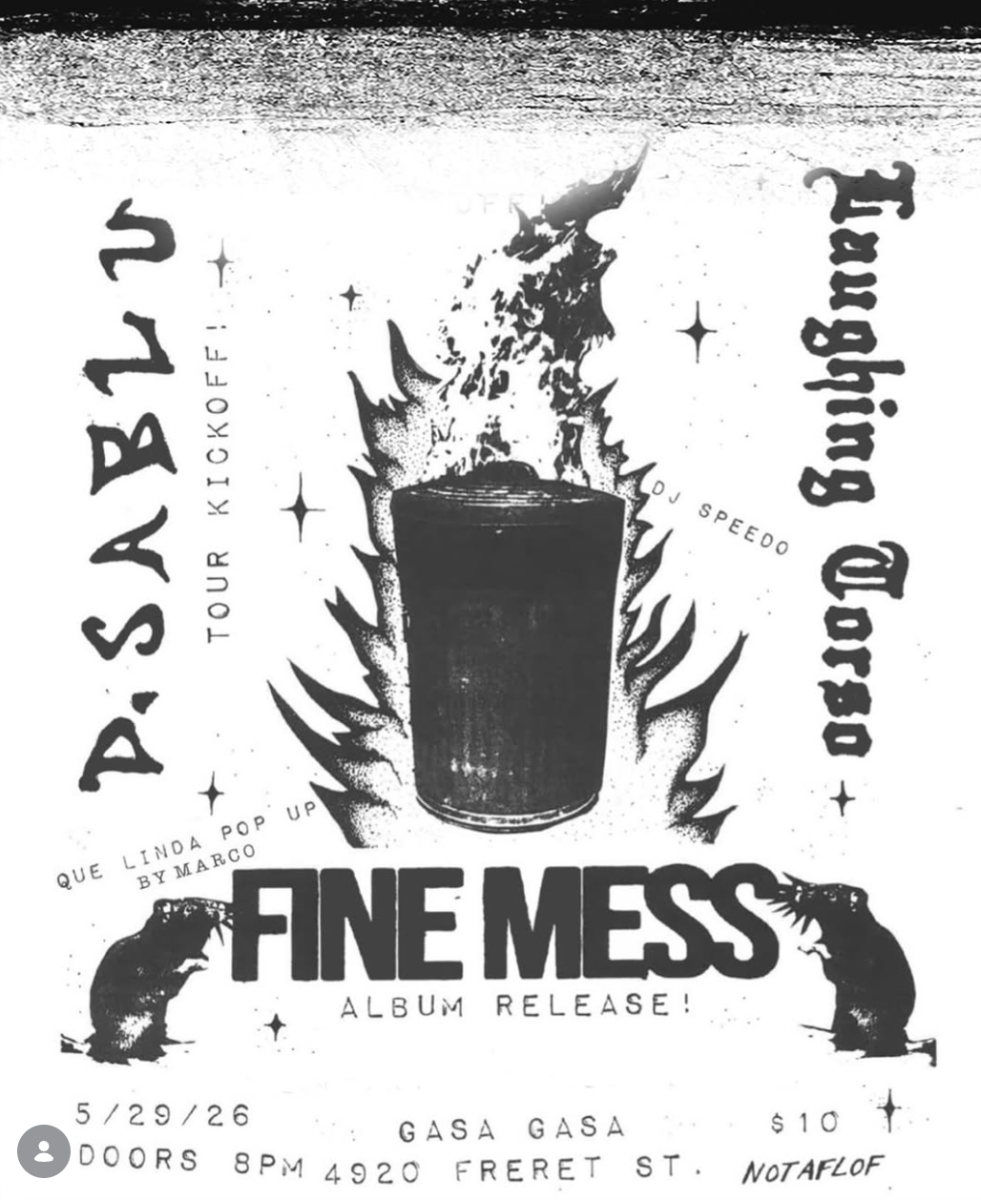 M.A.T.B.(fka Miranda and The Beat) - Single Release/Tour Kickoff, Fine Mess (Album Release Show), D. Sablu(Tour Kickoff), Laughing Torso, DJ Speedo