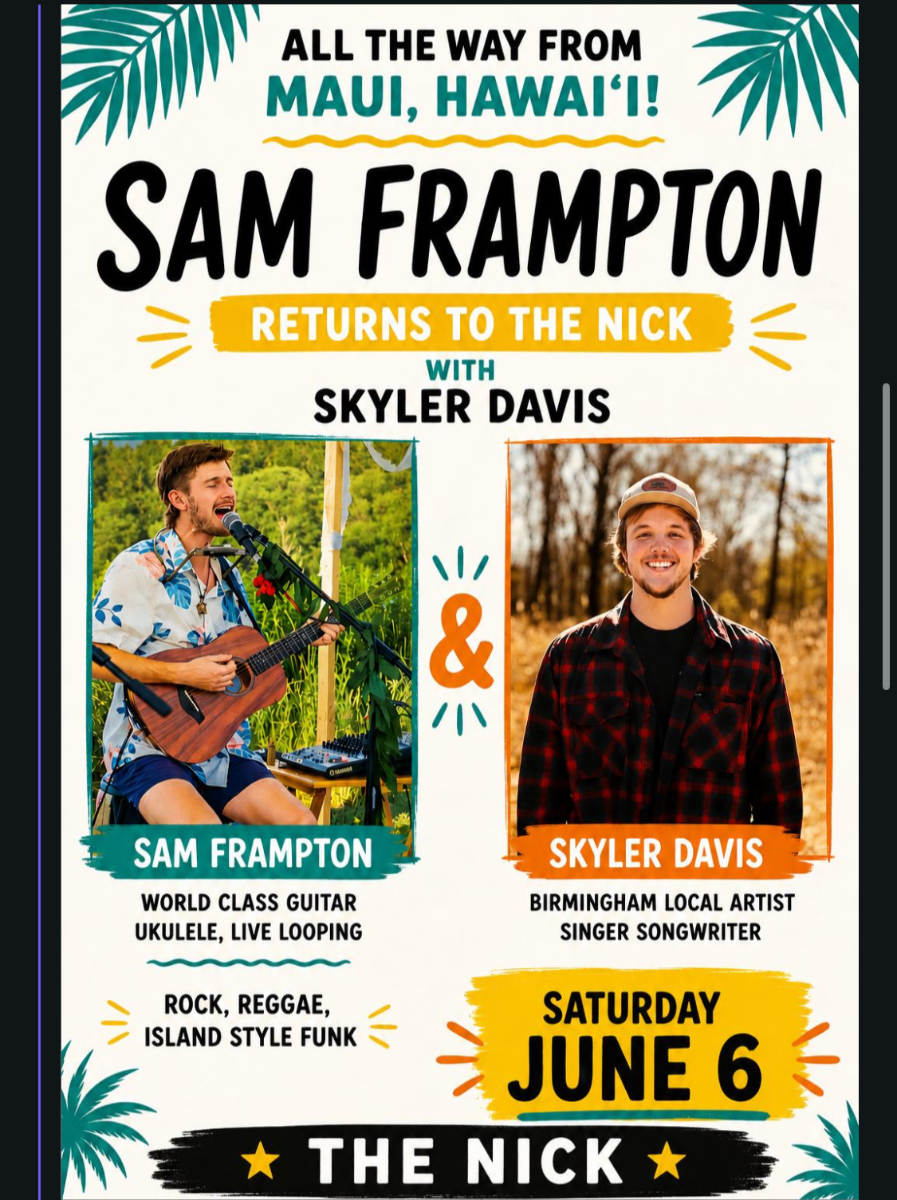 Sam Frampton & Skyler Davis at The Nick Doors 5pm, Show 6pm at The Nick (The Nick Rocks)